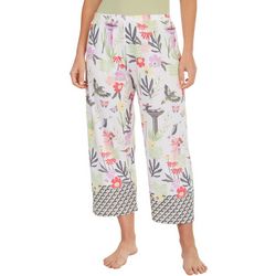 Hue Womens Garden Border Pajama Capris