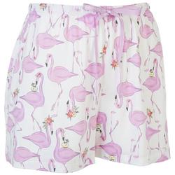 Womens Flamingo Go Box Pajama Shorts