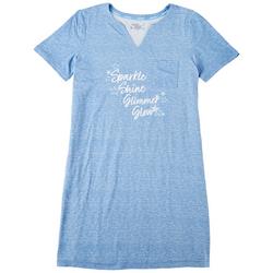 Womens Sparkle Sleep Nightgown