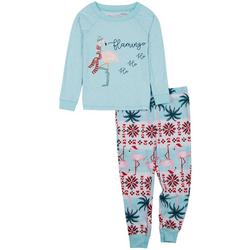 Kids 2-pc Flamingo Family Pajama Set