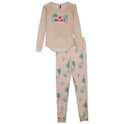 Kids 2 Pc. Neutral Palms Pajama Set