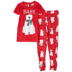 Jaclyn Intimates Kids 2-pc. Baby Bear Christmas Pajama Set