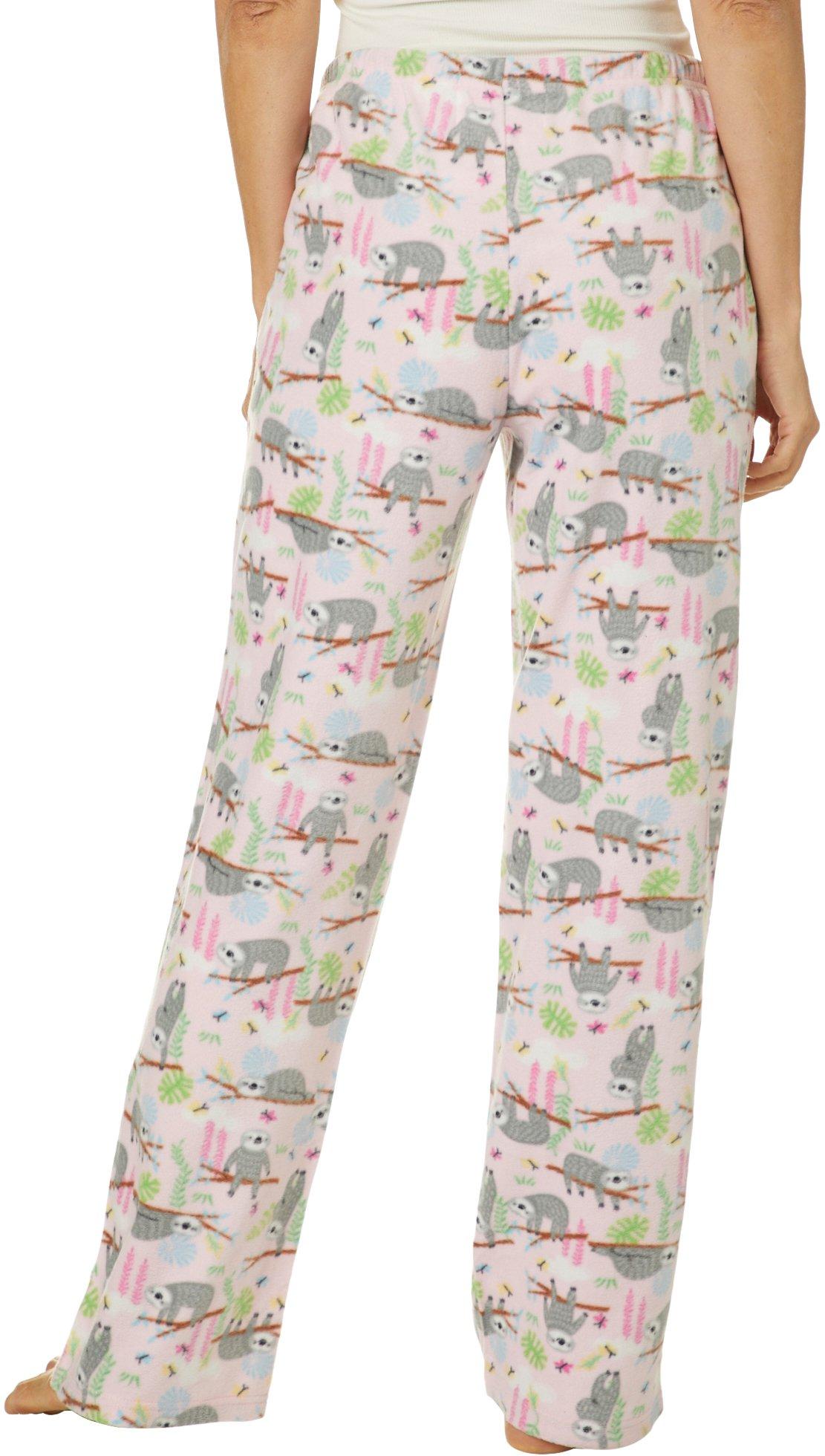 women's sloth pajama pants