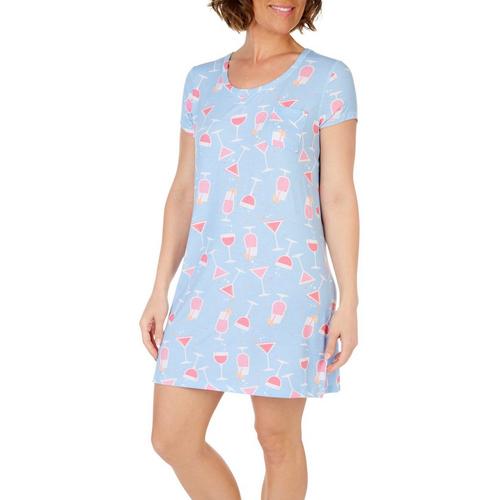 COOL GIRL Womens Cocktail T-Shirt Nightgown