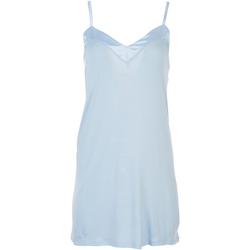 Womens Solid Chemise Nightgown
