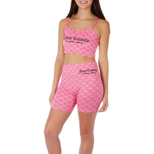 Juicy Couture Womens 2 Pc. Crop Cami &