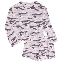Kikit  Womens 2-Pc. Camo & Tie Dye Pajama Set