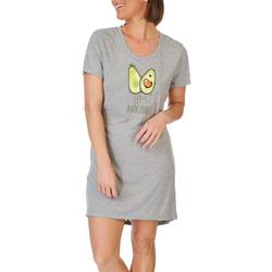 Womens Let's Avocuddle Nightgown