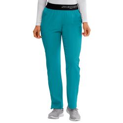 Skechers Womens Solid Three Pocket Vitality Logo Scrub Pants