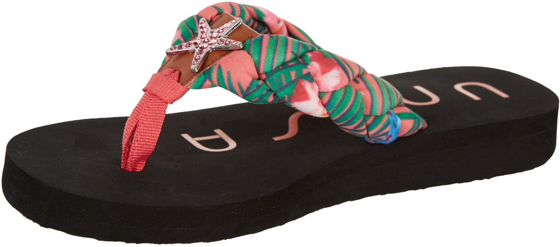 unisa flip flops with palm tree