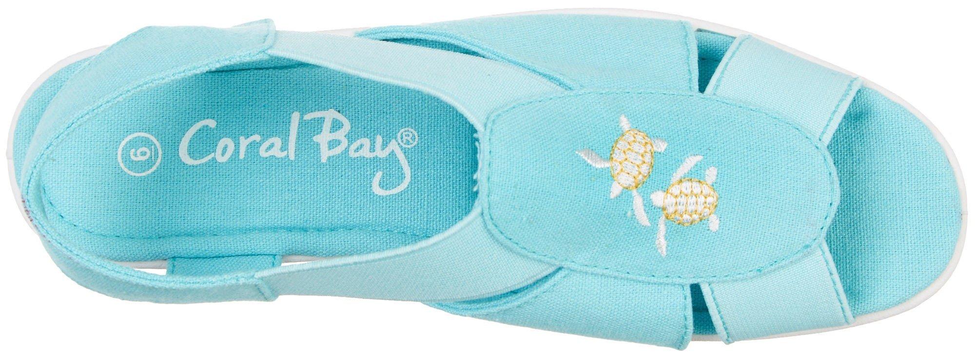 coral bay memory foam sandals