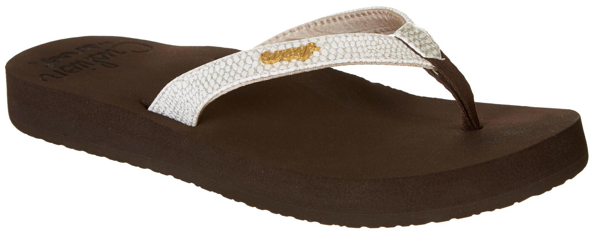 reef women's star cushion sandal