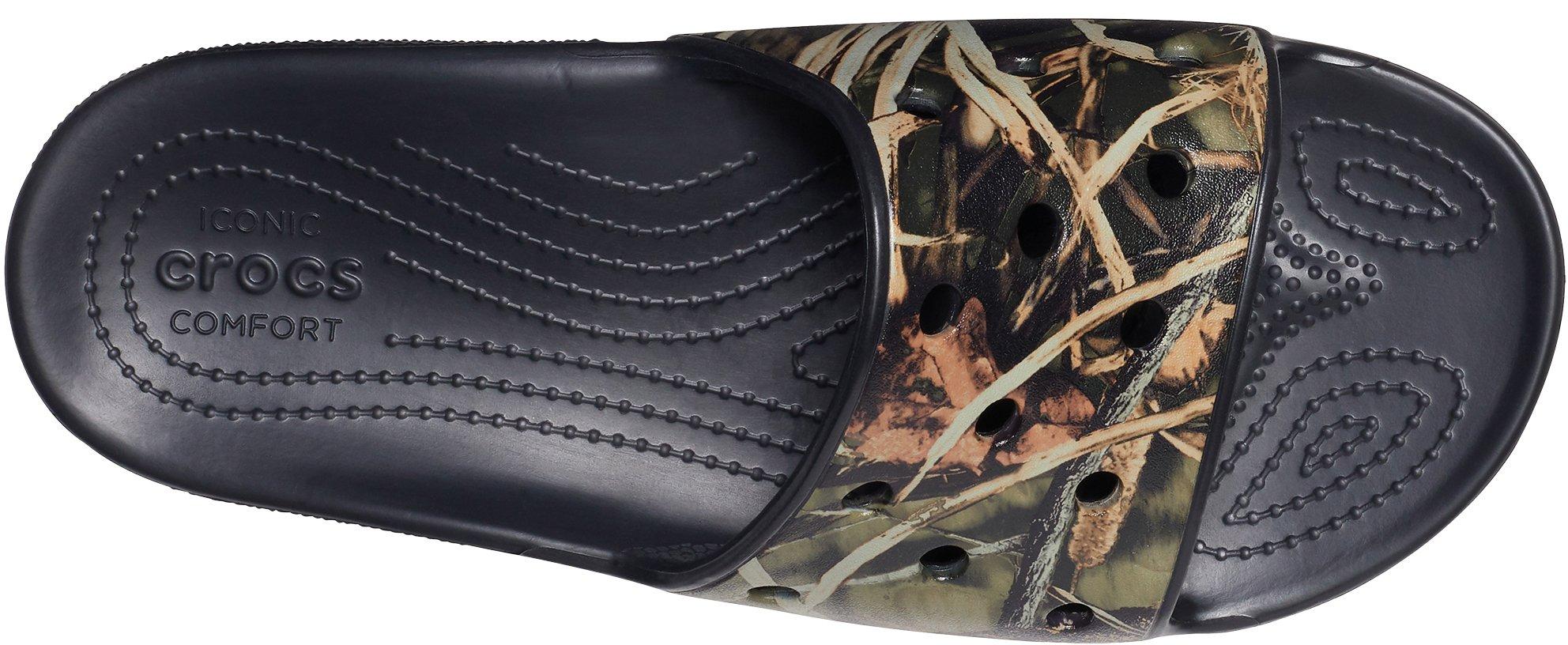 camo croc slides