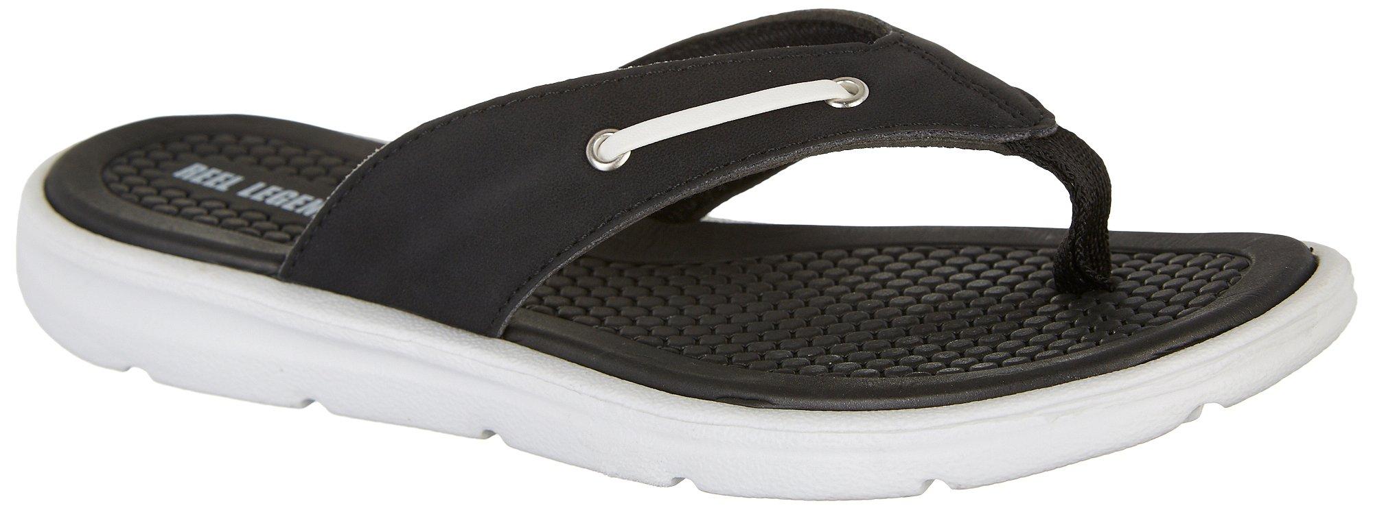 nautica wedge flip flops