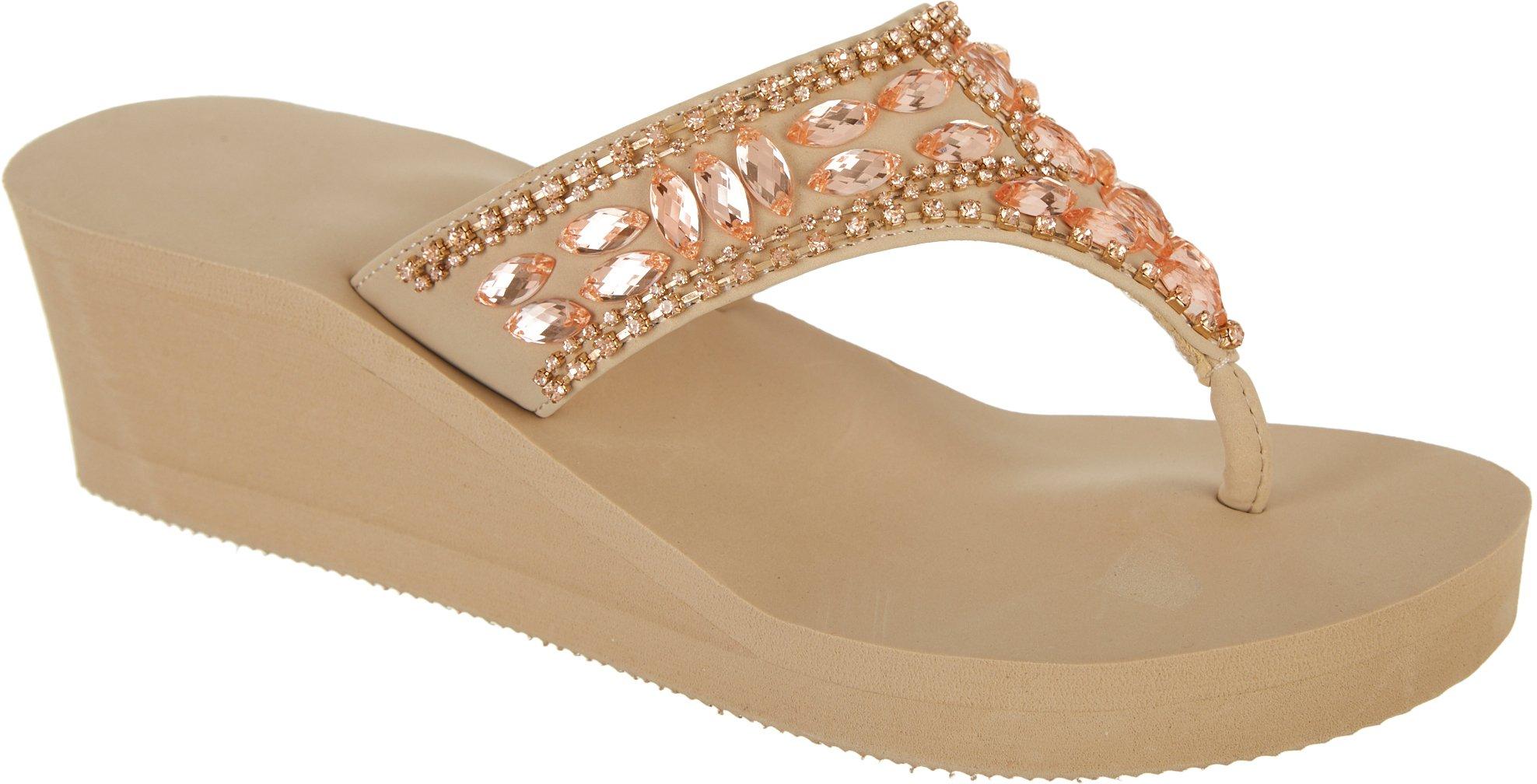 coral bay memory foam sandals