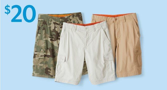 $20 Wear First® shorts for men
