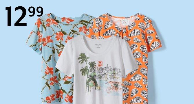12.99 Coral Bay® Florida tees for women