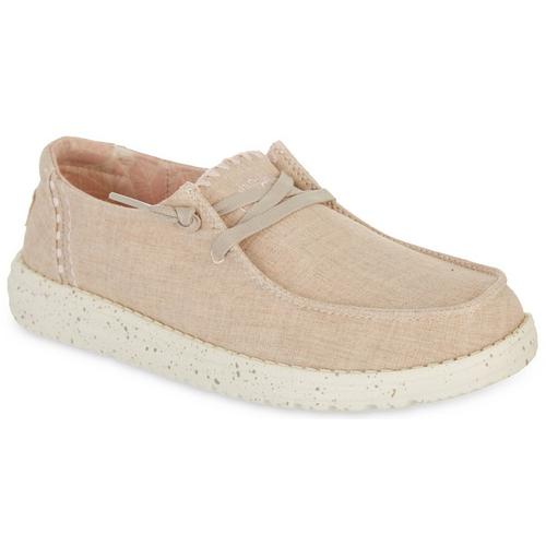 Hey Dude Womens Wendy Dusty Washable Casual Shoes