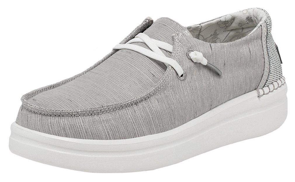 Hey Dude Womens Wendy Rise Luna Washable Casual Shoes