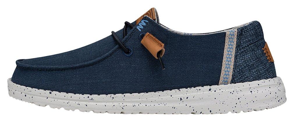 Hey Dude Mens Wally Nut Canvas Slip on Casual Walking Athletic Shoes US 8  EU 41