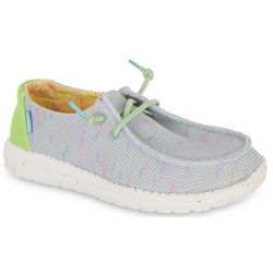Hey Dude Womens Wendy Sox Glow Washable Casual Shoes