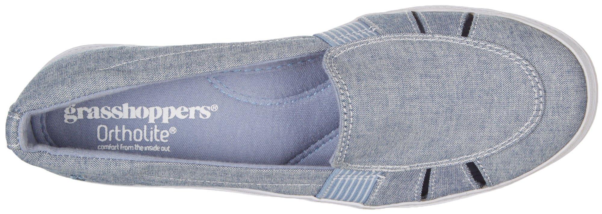 navy blue grasshopper shoes