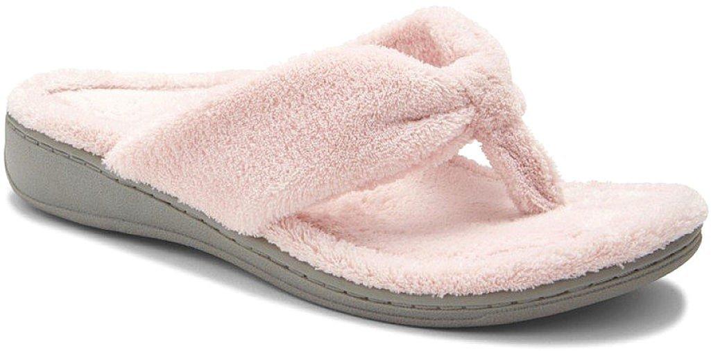 vionic terry thong slippers