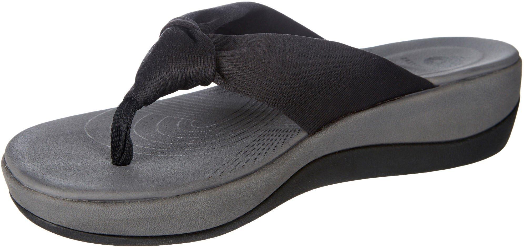 arla clarks flip flops womens