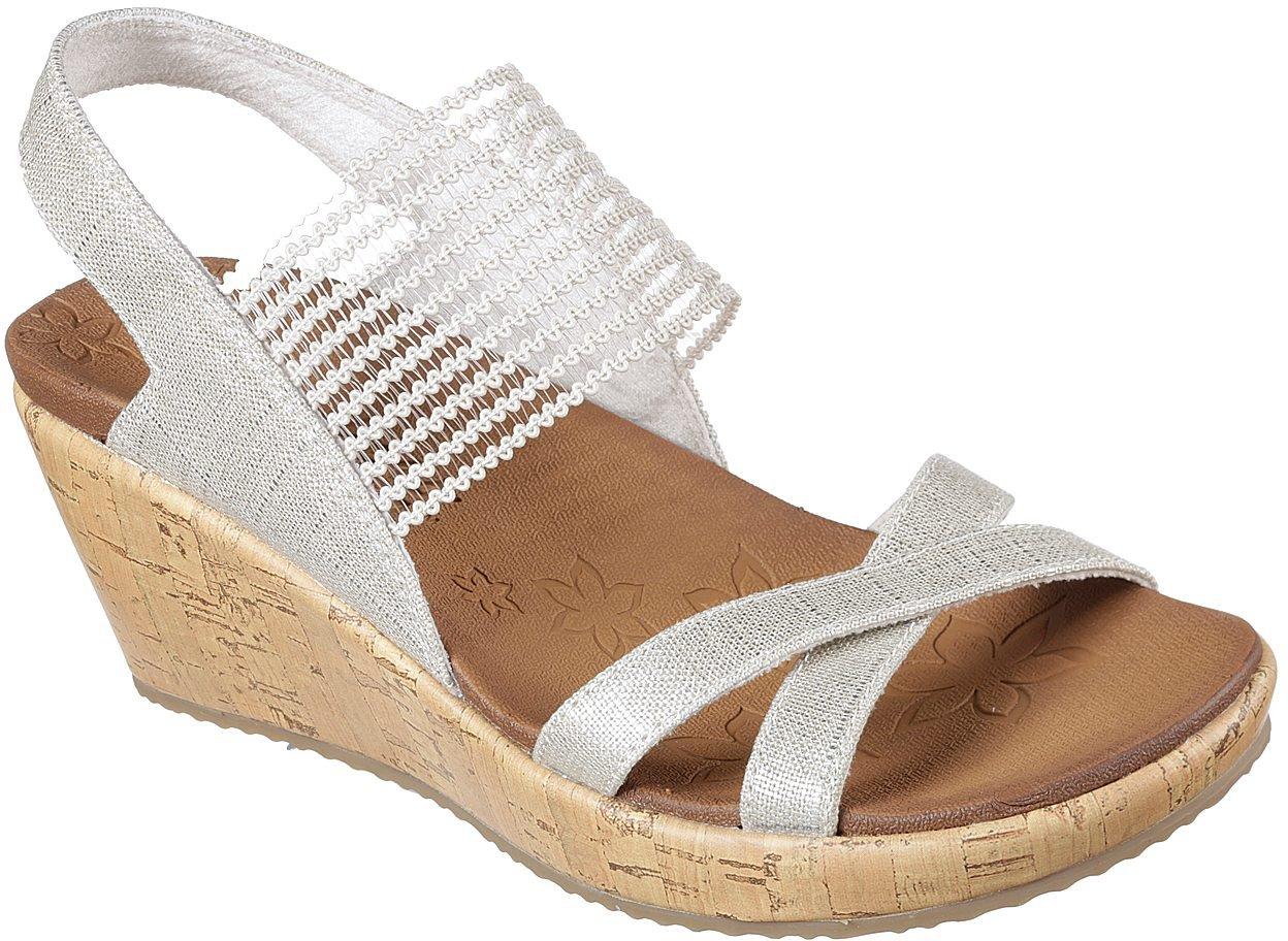 wedge heel skechers sandals