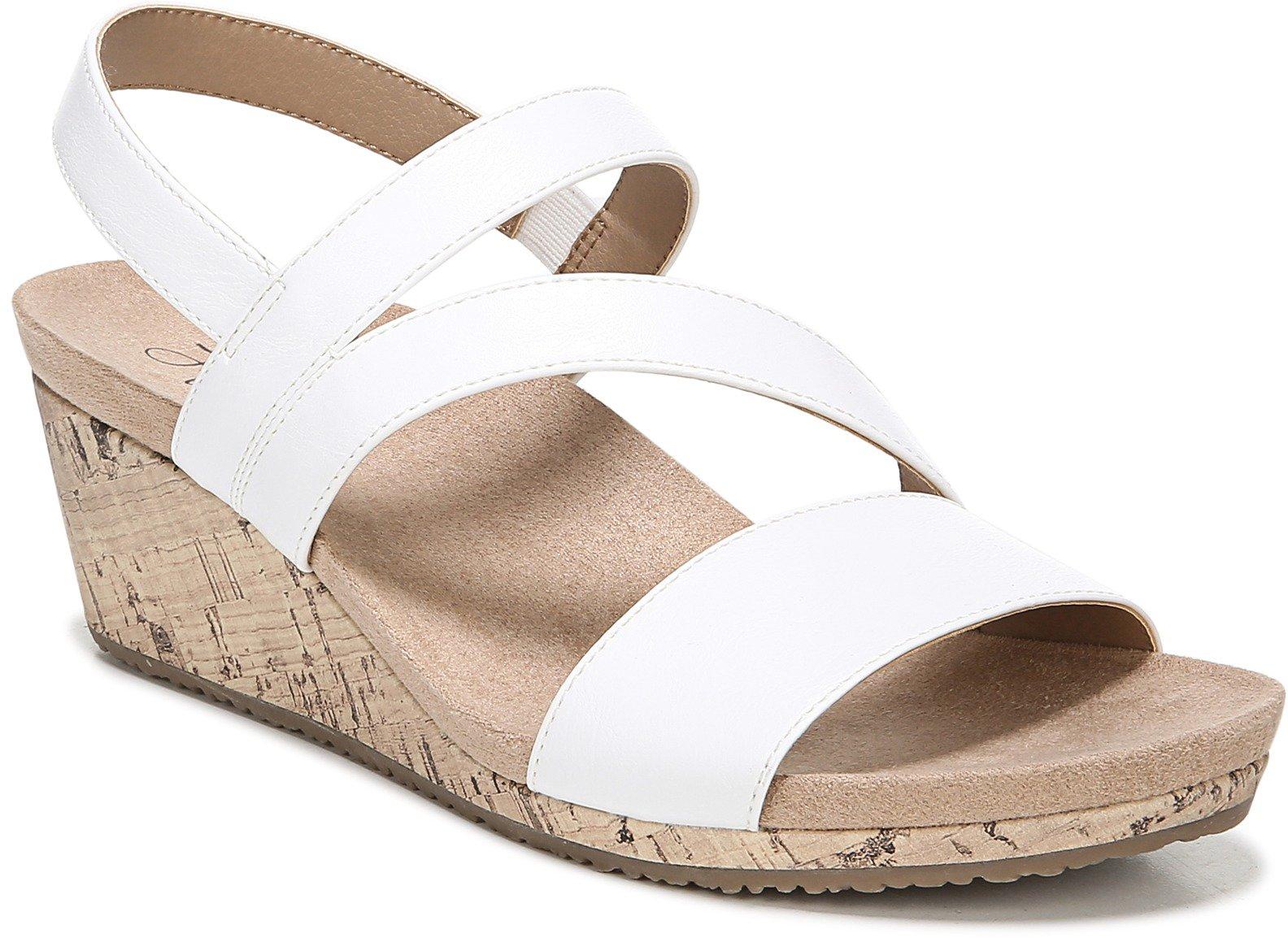 lifestride milly women's wedge sandals