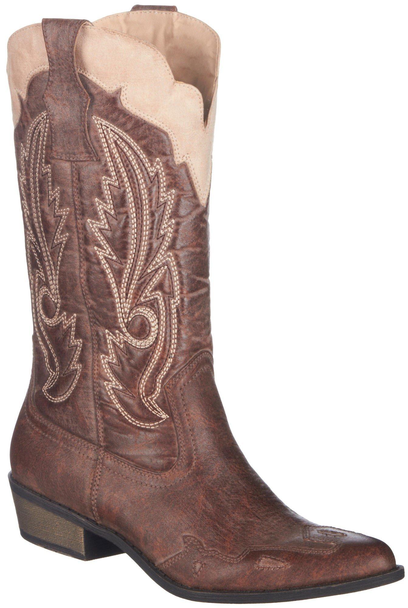 Coconuts Womens Brown Cimmaron Cowboy Boots Bealls Florida
