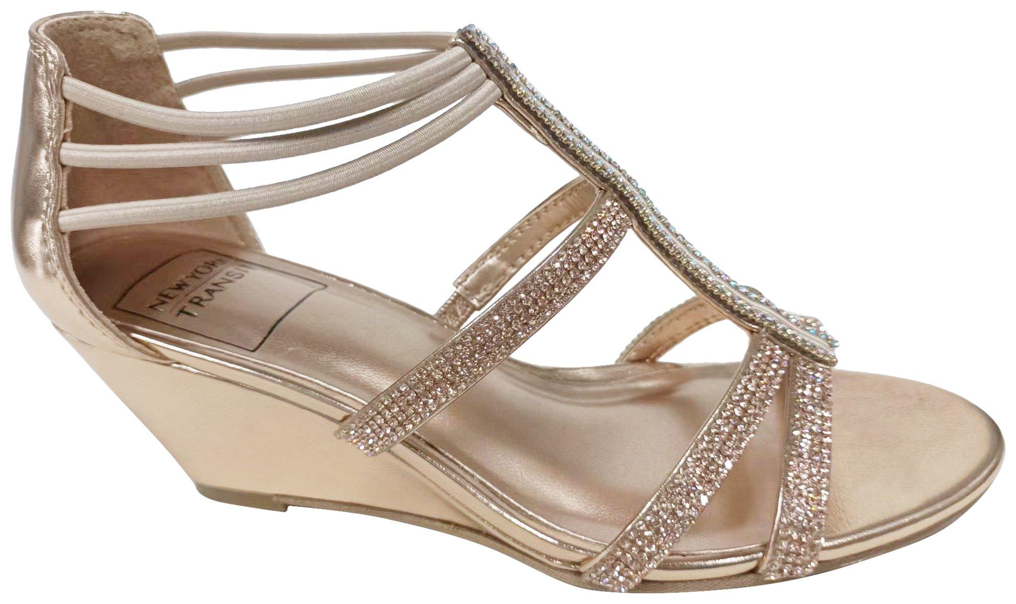 New York transit womens Baguette Wedges