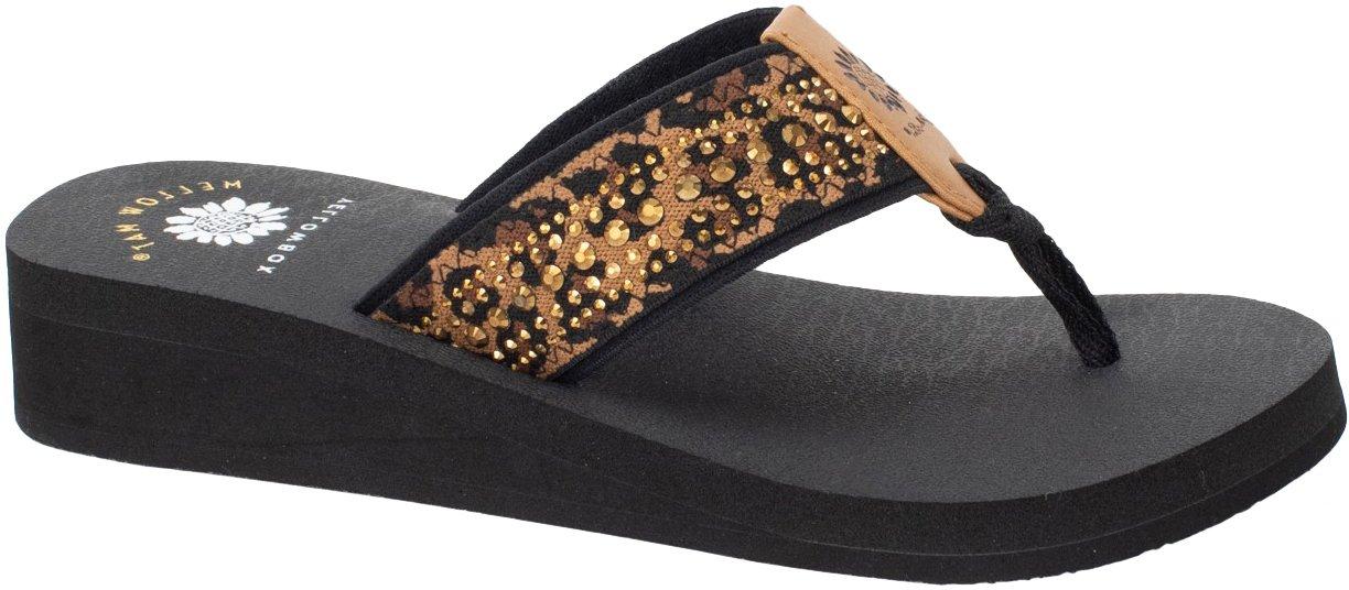 yellow box flip flops near me