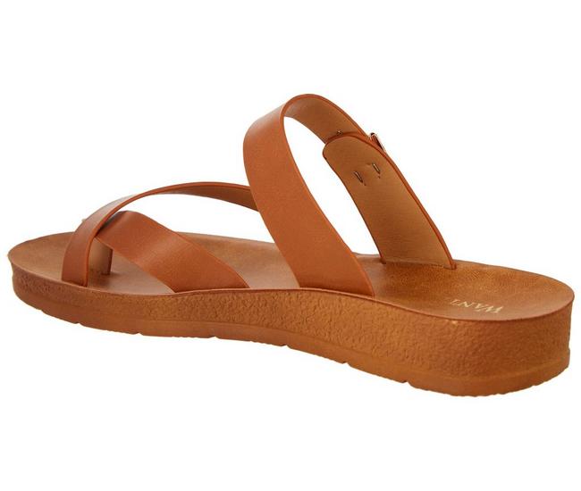 Women's Wanted Adrian Sandals in Tan Size 10