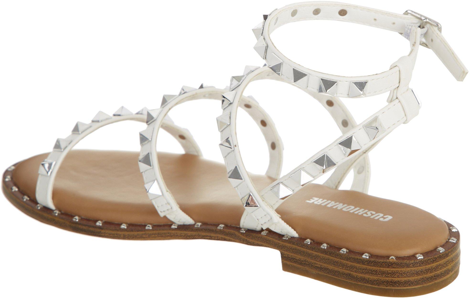 cushionaire studded sandals
