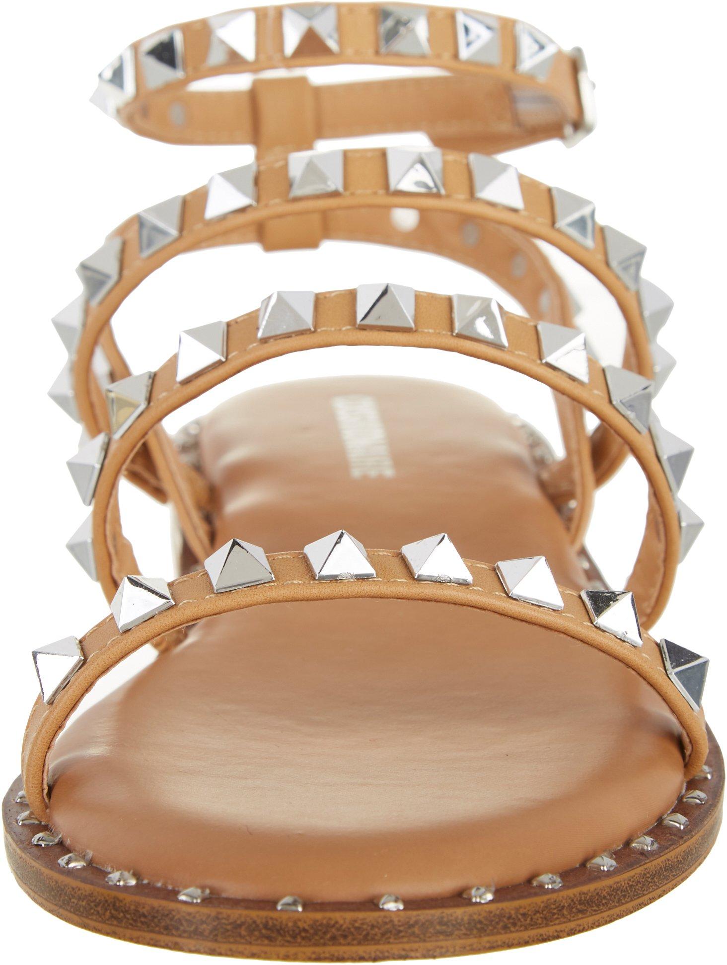 cushionaire studded sandals