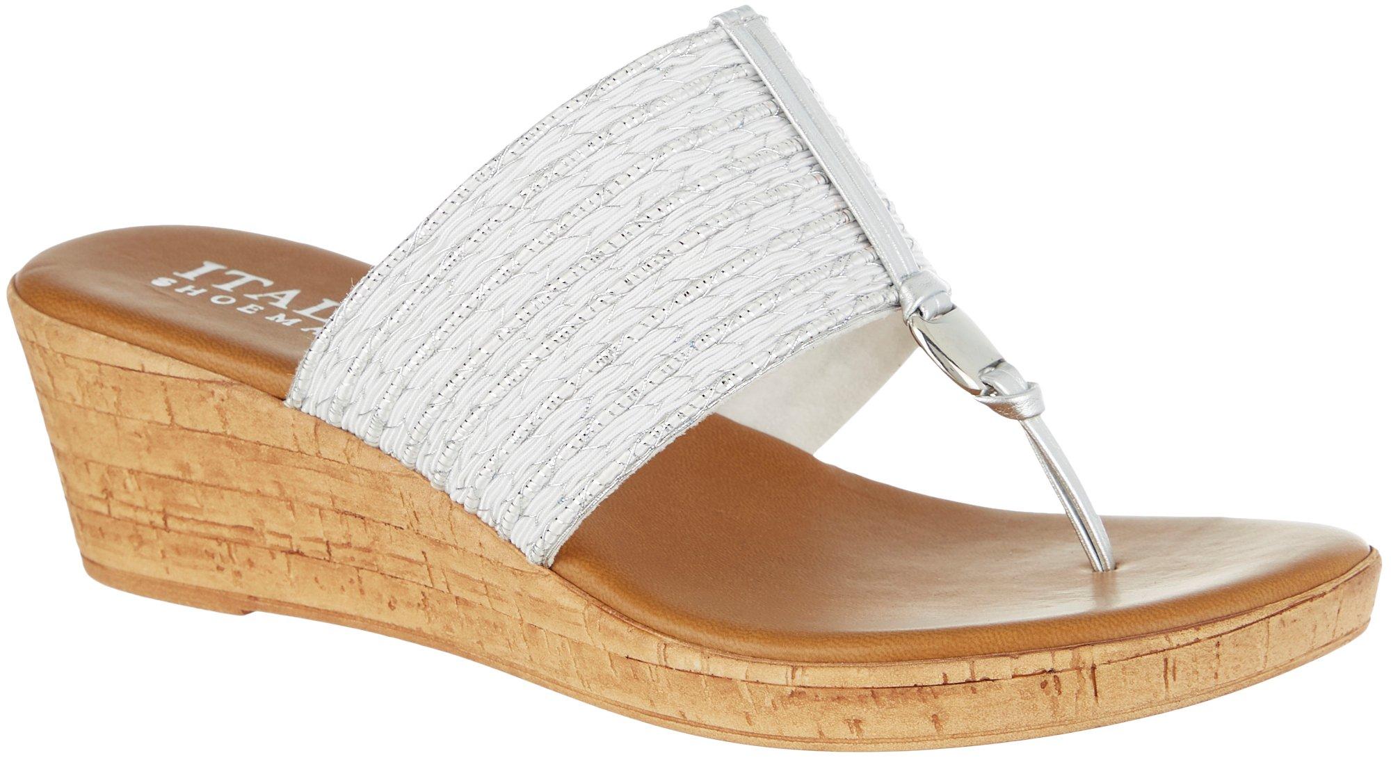 Italian shoemakers sale nami wedge sandal