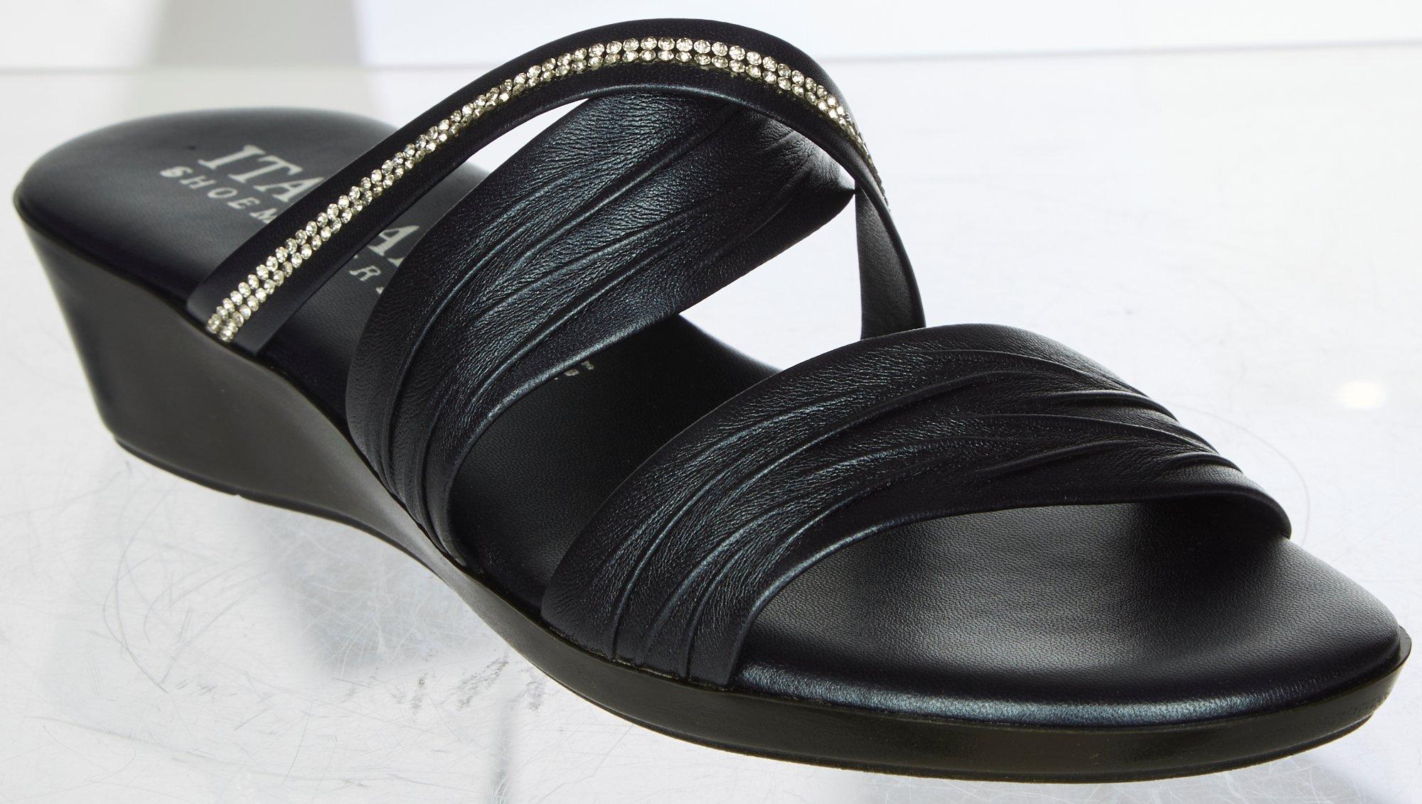 Italian shoemakers best sale black sandals