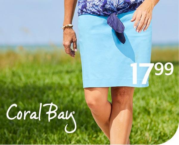 17.99 Coral Bay® skorts or shorts for women