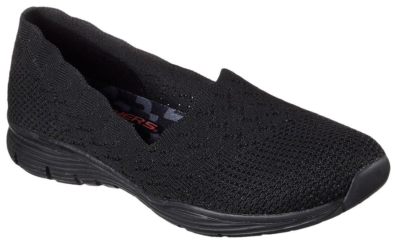 skechers black dress shoes