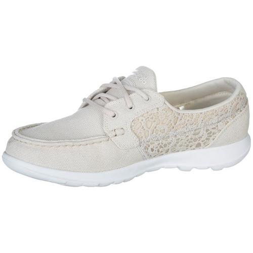 Skechers Womens GOwalk Lite Mira Boat Shoes Skechers Womens GOwalk Lite Mira Boat Shoes