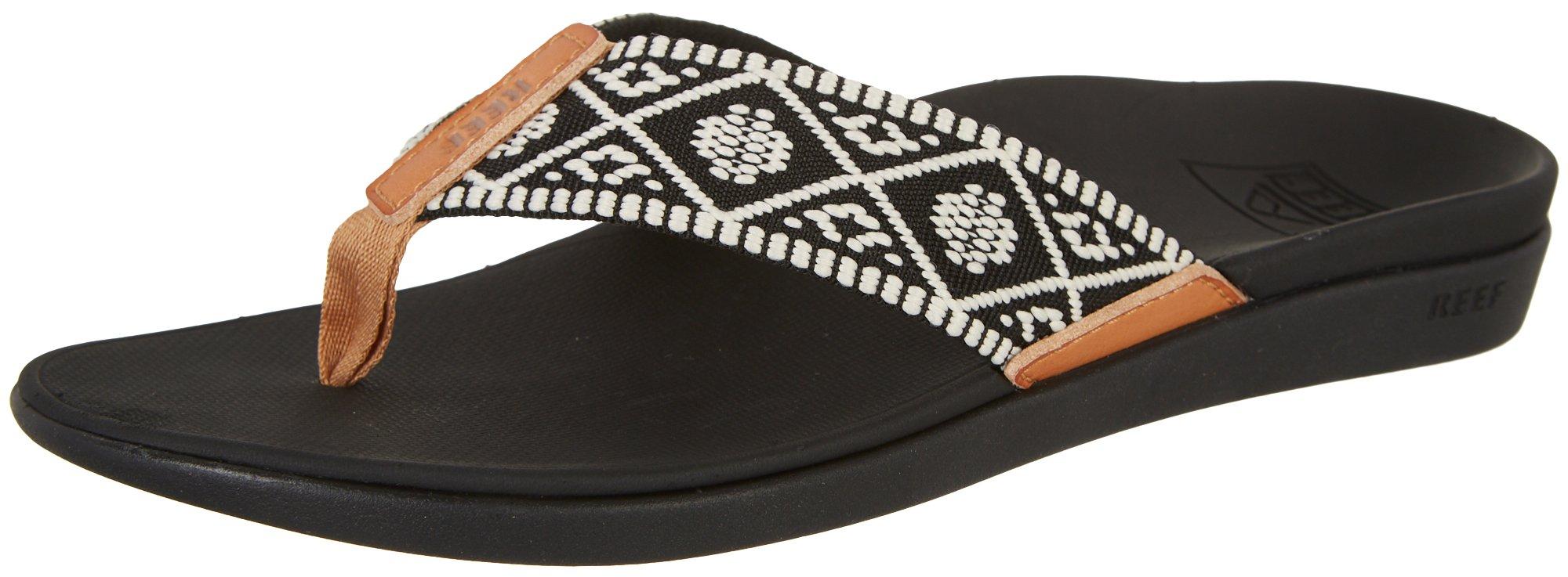 Reef Womens Ortho Bounce Woven Flip Flops Bealls Florida