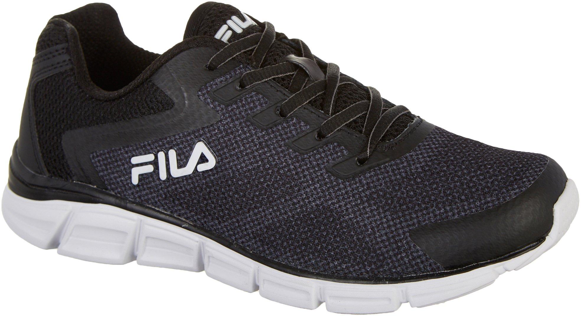black fila tennis shoes