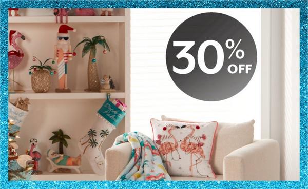 30% Off Holiday décor