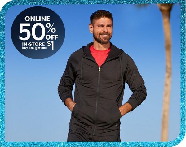 Online 50% Off, In-store BOGO $1 RB3® for men
