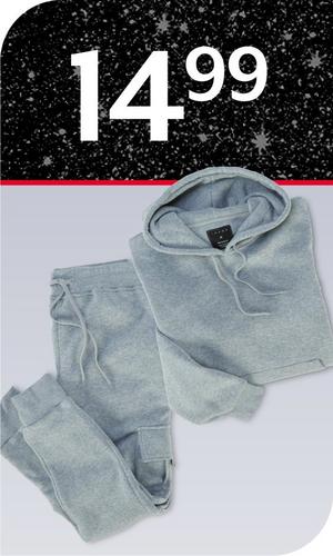 14.99 Fleece hoodies or joggers for young men