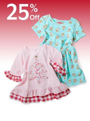 25% Off Dresses for babies & toddlers