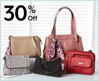 30% off Fashion handbags