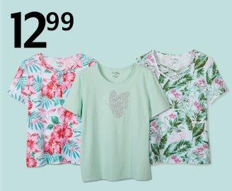 12.99 Coral Bay® Florida tees for women