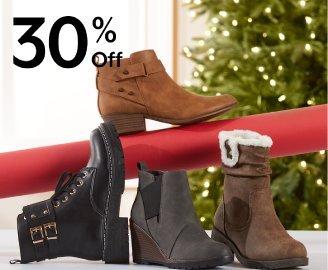 30% off Boots for women